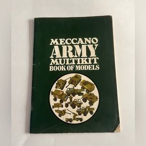 Meccano Army Multikit Book Of Models / 1974